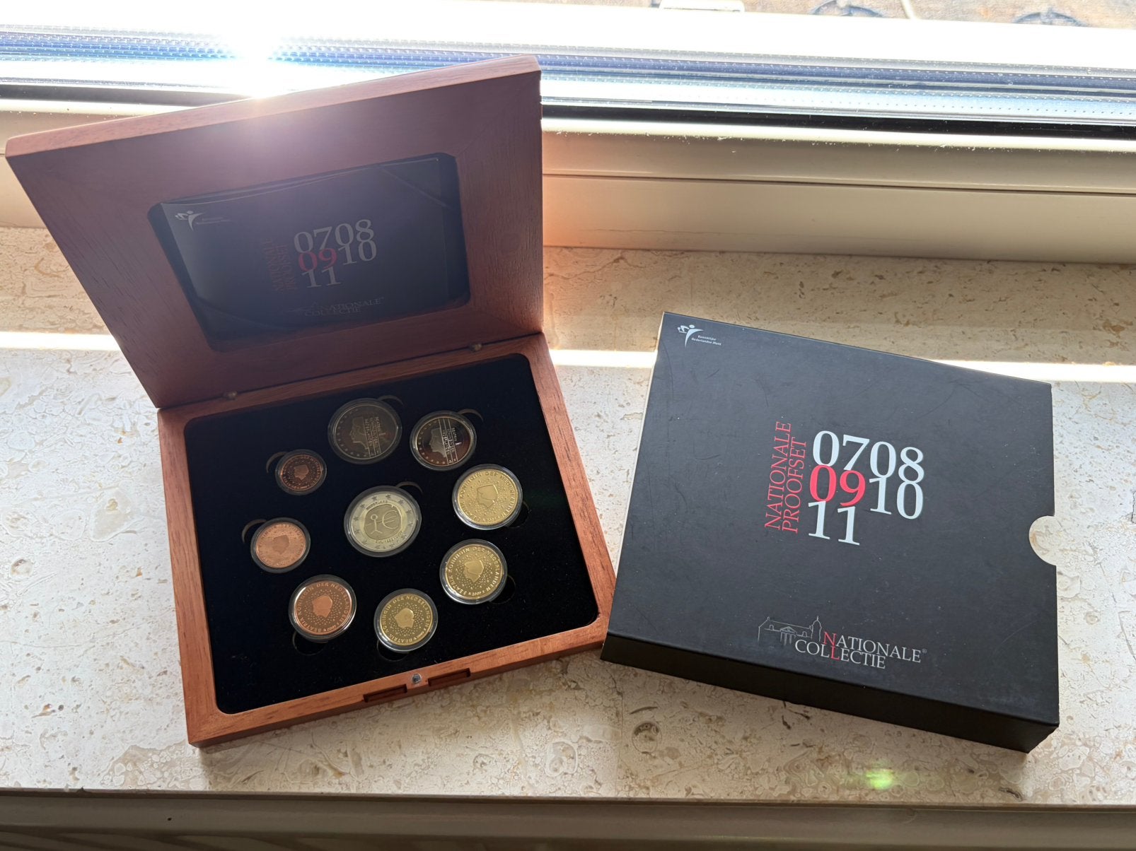Proof euro munten set 2009 EMU, Postzegels en Munten, Munten | Nederland, Ophalen of Verzenden, Koningin Beatrix, Euro's