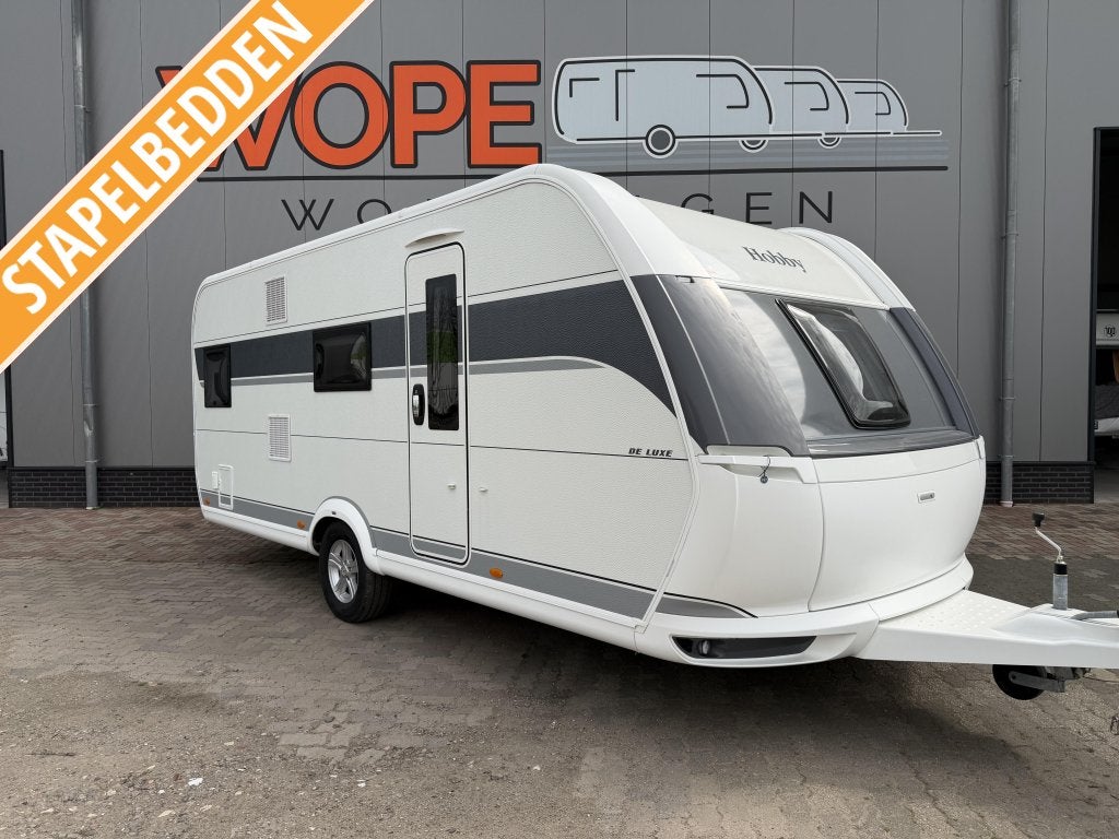 Hobby De Luxe 545 KMF In nieuwstaat, Caravans en Kamperen, Schokbreker, Hobby, Bedrijf, Overige typen