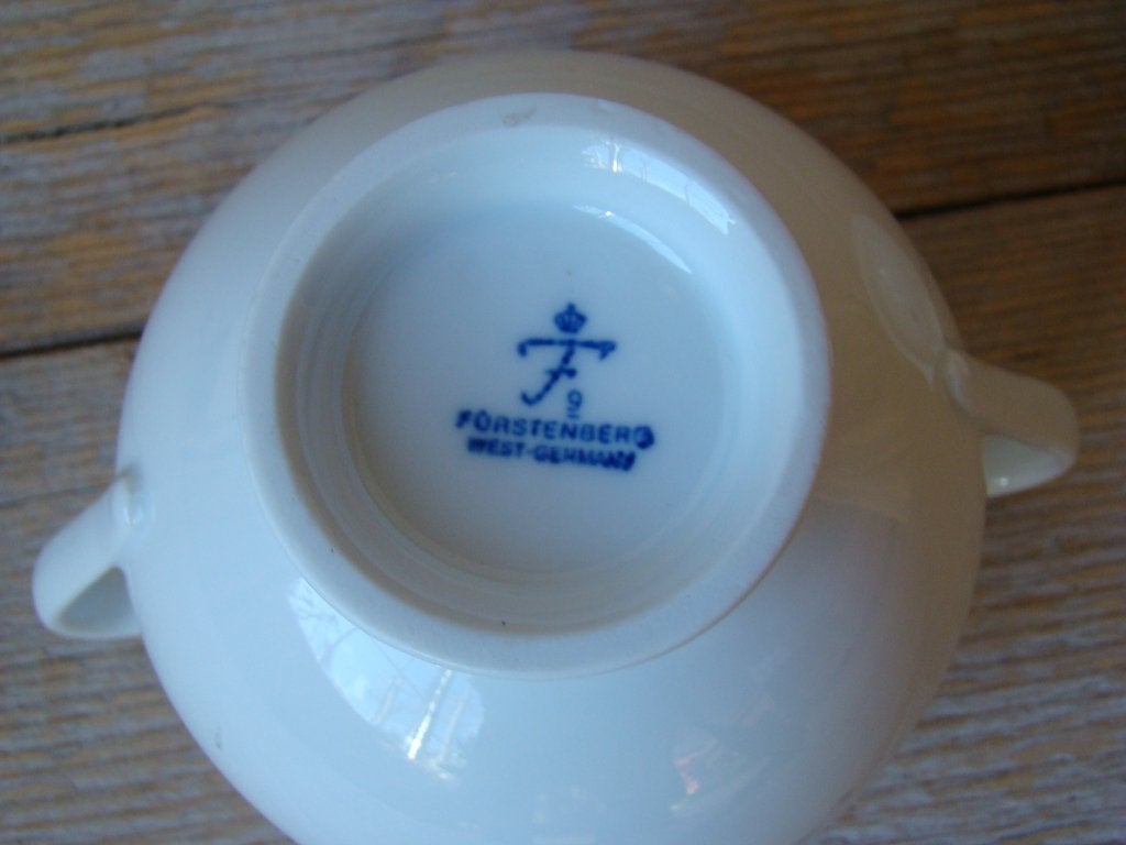 Suikerpotje, Duits, Fürstenberg, wit, zo goed als nieuw, Antiek en Kunst, Ophalen of Verzenden