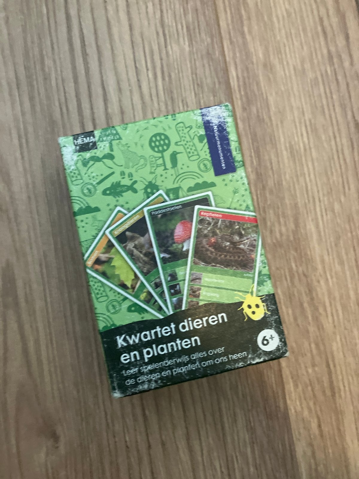 Hema Kwartet Dieren en Planten (6+), Drie of vier spelers, Ophalen, Gebruikt