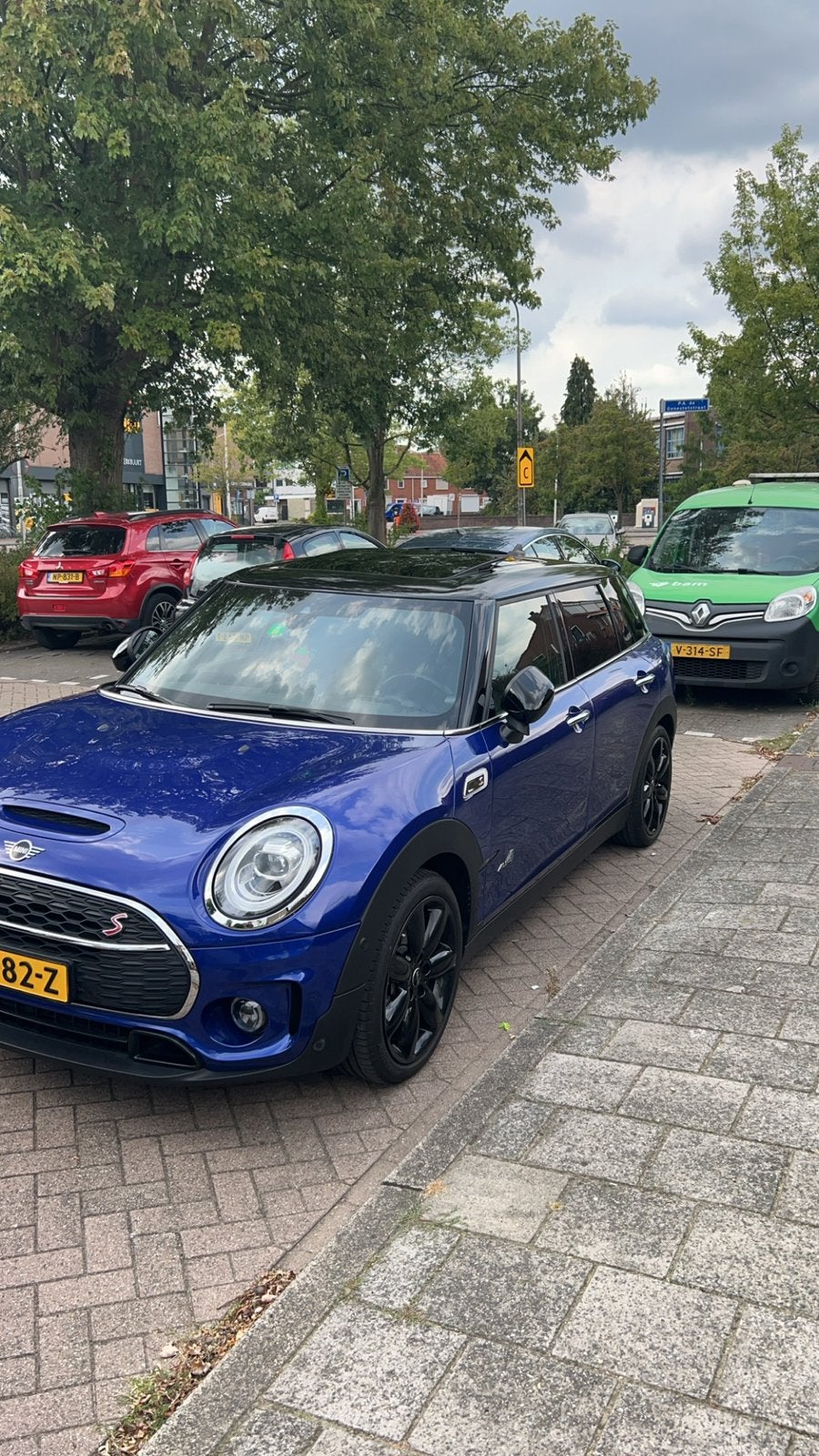 Mini Clubman 2.0 192pk All4 Aut 2019 Blauw, Auto's, Mini, Automaat, 1998 cc, Clubman, Blauw
