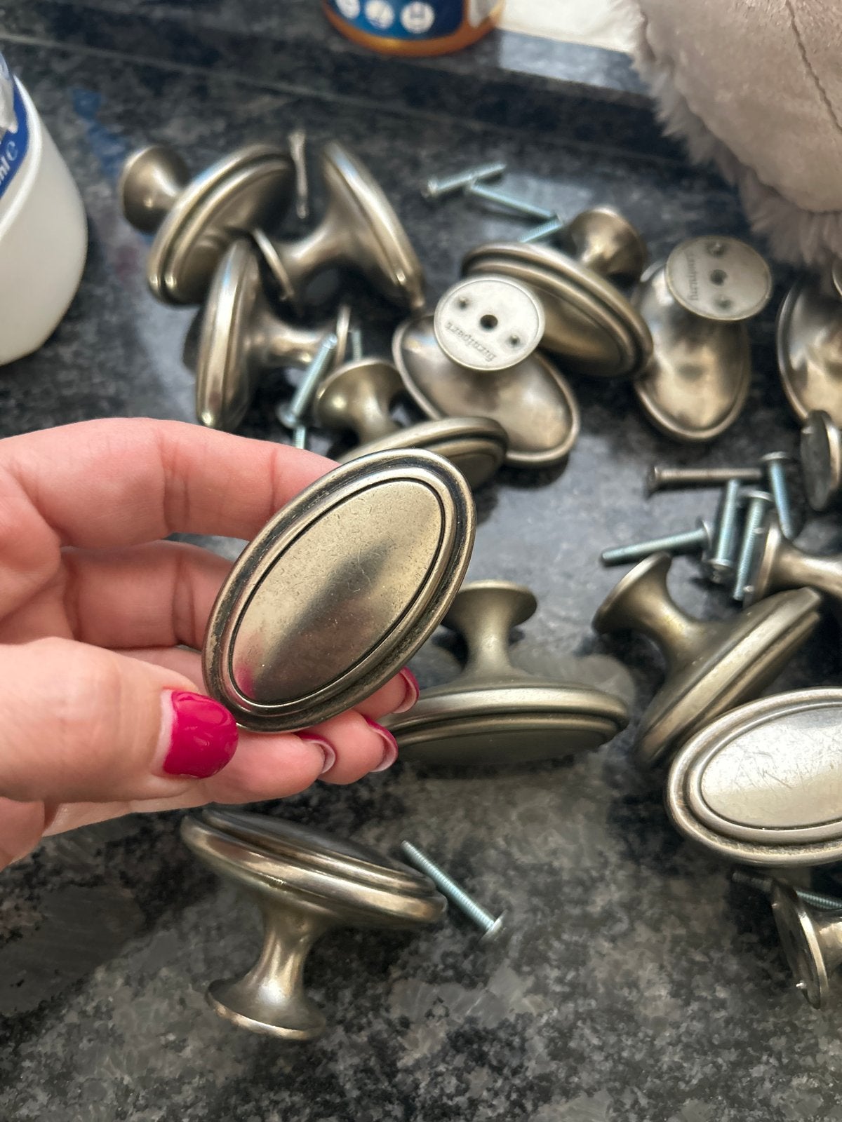 19 Keuken Knoppen - Furnipart, Zilver, Ophalen of Verzenden, Metaal, Overige merken