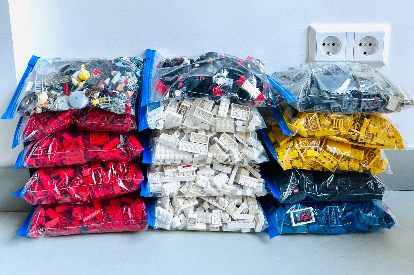 Grote partij gesorteerde Lego blokken: 5-6 kilo, Ophalen of Verzenden, Gebruikt, Overige merken
