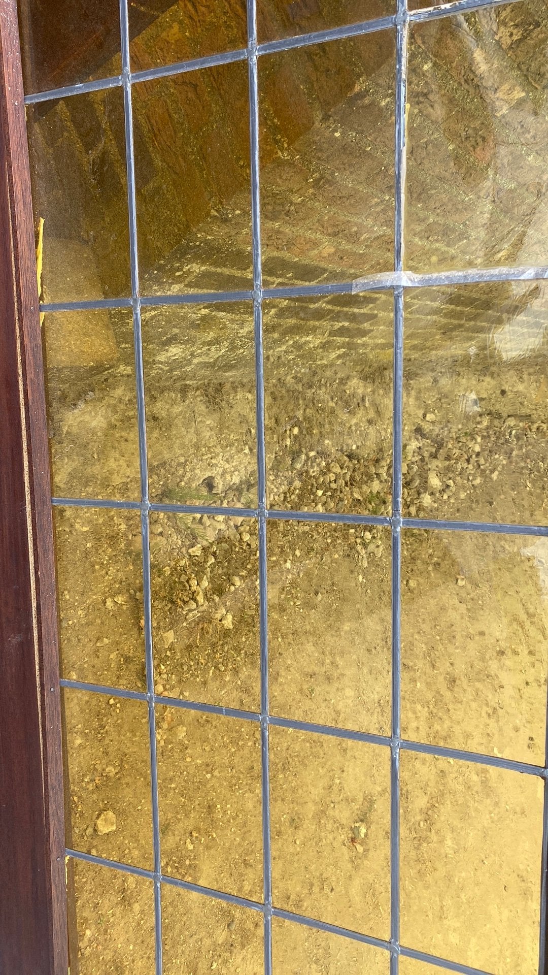 Glas in lood ramen, Ophalen, Gebruikt, Minder dan 80 cm, Glas in lood