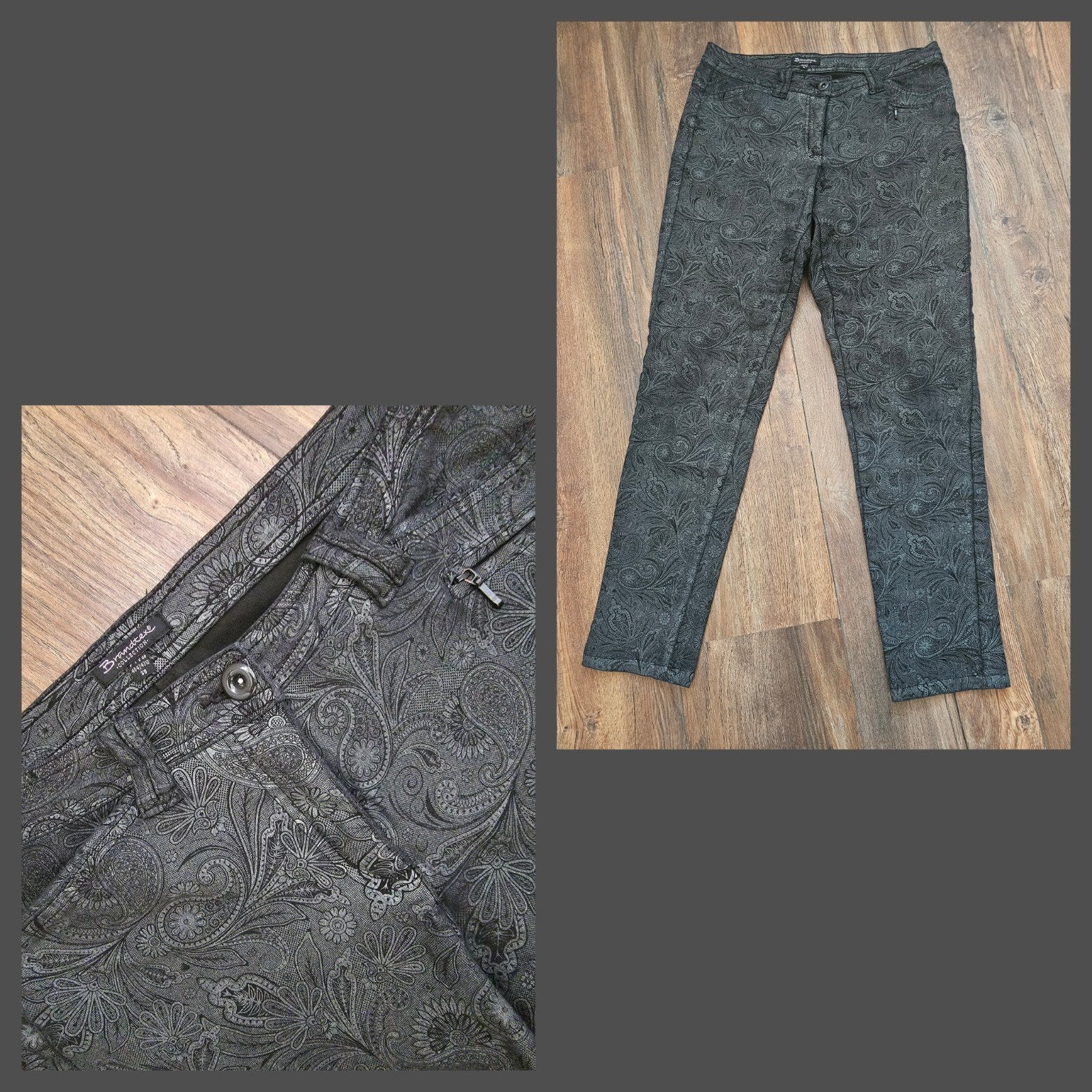 Brandtex prachtige antracietgrijze broek mt 38 izgst, Ophalen of Verzenden, Zo goed als nieuw, Maat 38/40 (M), Grijs