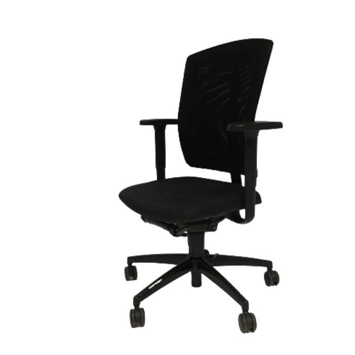 Bureaustoel Sitag EL 100 - Zwart - Refurbished, Zwart, Ophalen of Verzenden, Zo goed als nieuw, Bureaustoel