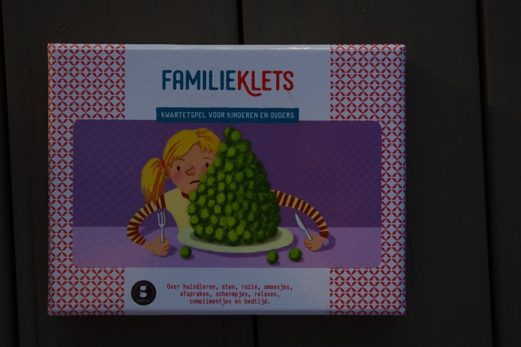 Familieklets kwartetspel voor kinderen en ouders, Drie of vier spelers, Ophalen of Verzenden, Nieuw