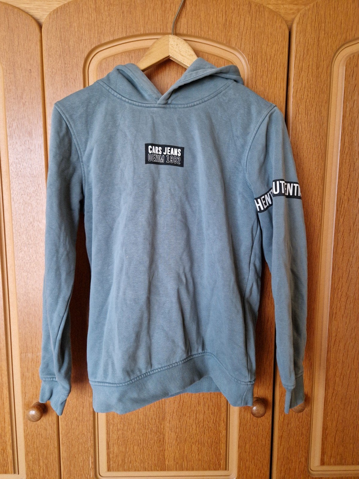 Cars Jeans hoodie maat 14, groen, Gebruikt, Jongen of Meisje, Trui of Vest, Ophalen of Verzenden