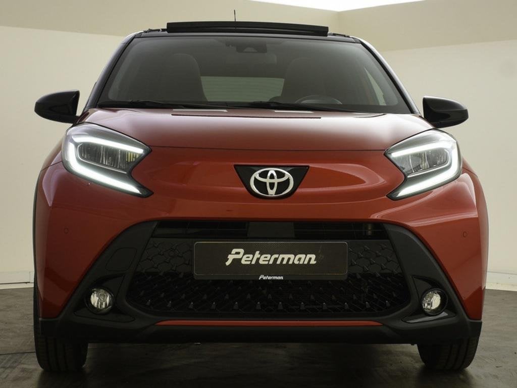 Toyota Aygo X 1.0 VVT-i S-CVT Premium Bi-tone Cabrio | JBL |, 12 maanden, Gebruikt, 4 stoelen, Leder en Stof
