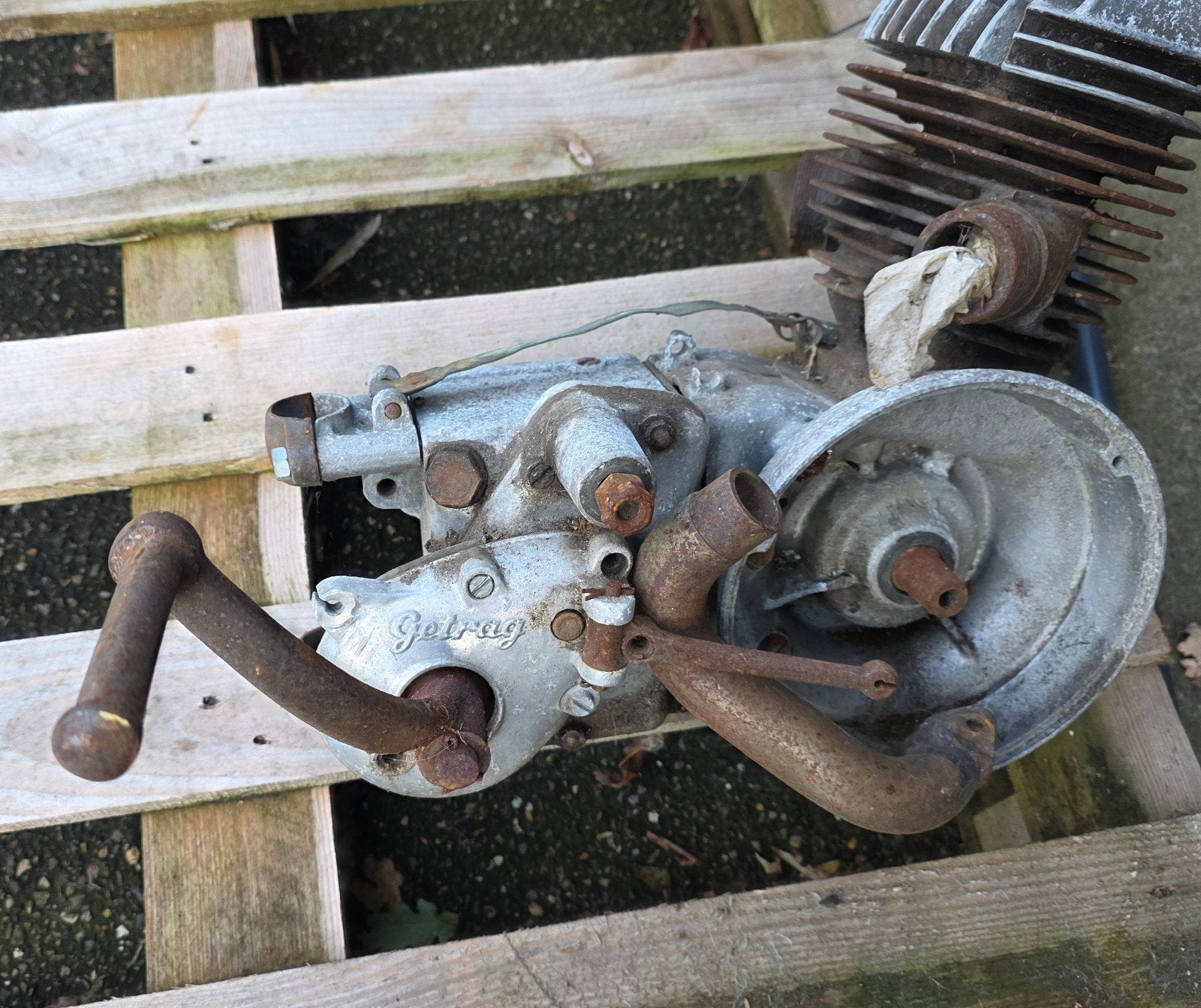 Ardie Motorblok met versnellingsbak RZ200, Ophalen of Verzenden, Gebruikt