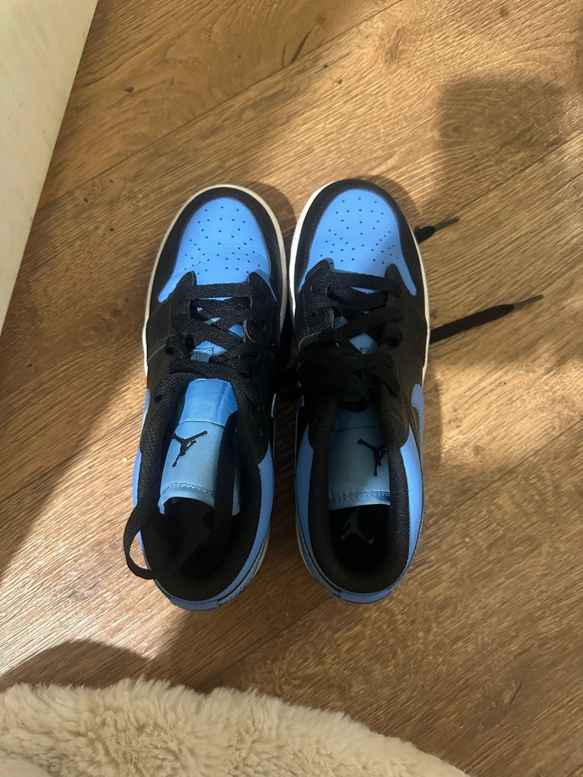 Nike Air Jordan 1 Low UNC - Maat 38.5 nu 25 euro!!, Nike Air Jordan, Zwart, Nieuw, Ophalen of Verzenden