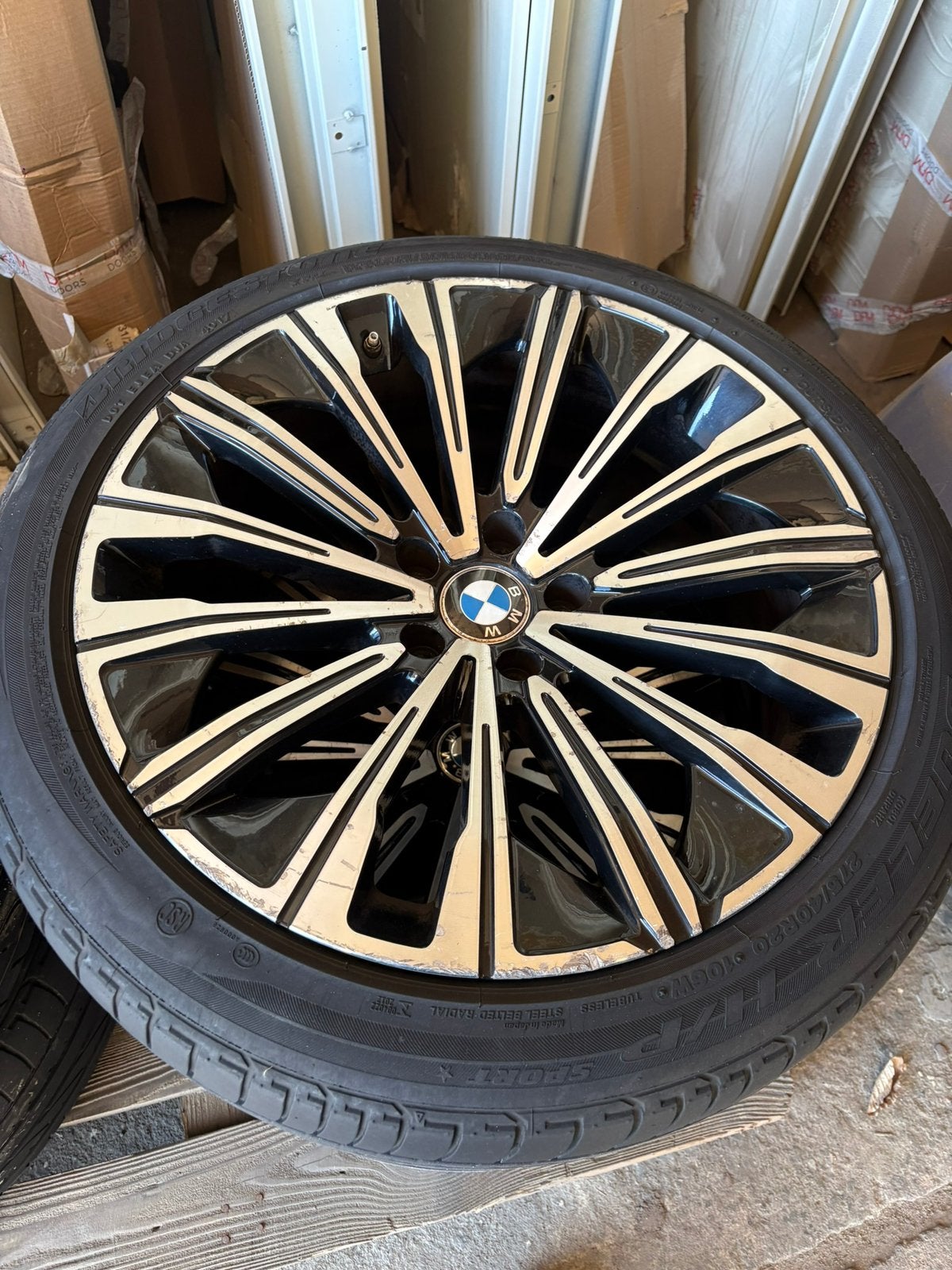Bmw x5 | breedset | 20 inch, Auto-onderdelen, Ophalen, 20 inch, Zomerbanden, Velg(en)