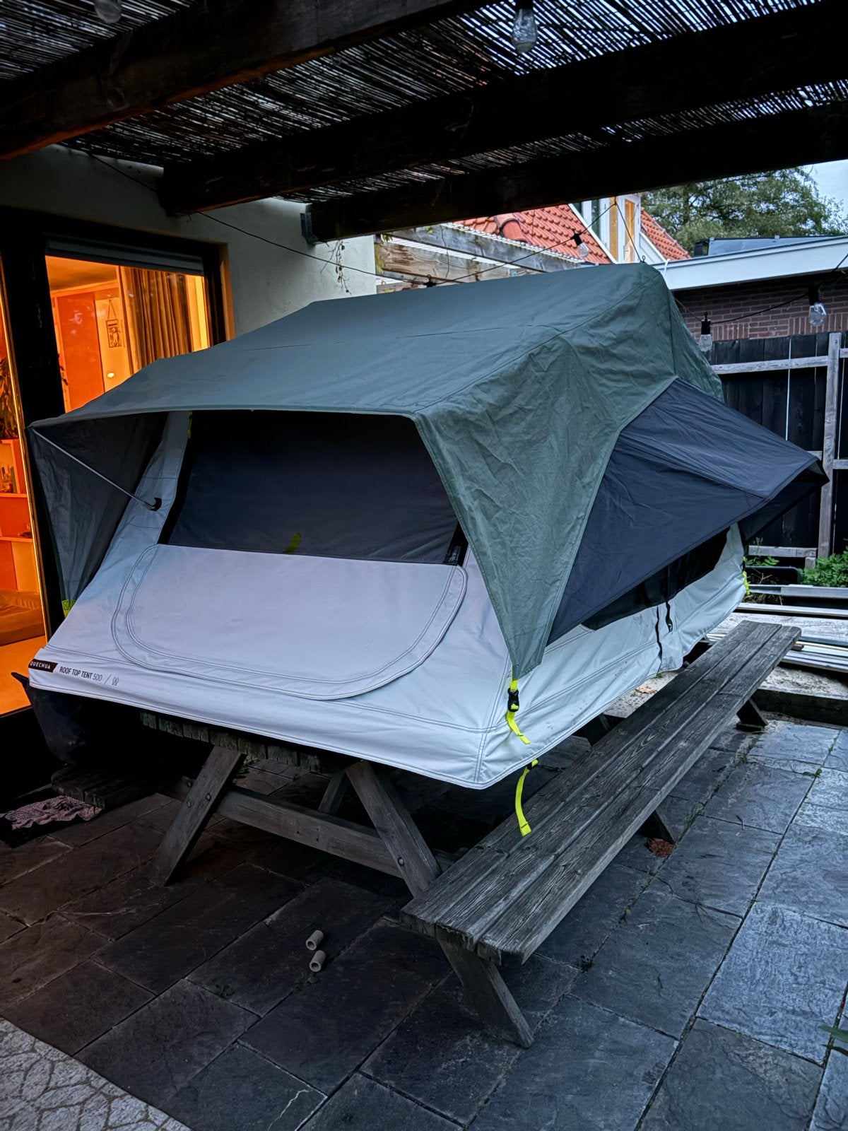 Quechua Rooftop Tent 500, Ophalen, Gebruikt, Tot en met 2, Nvt