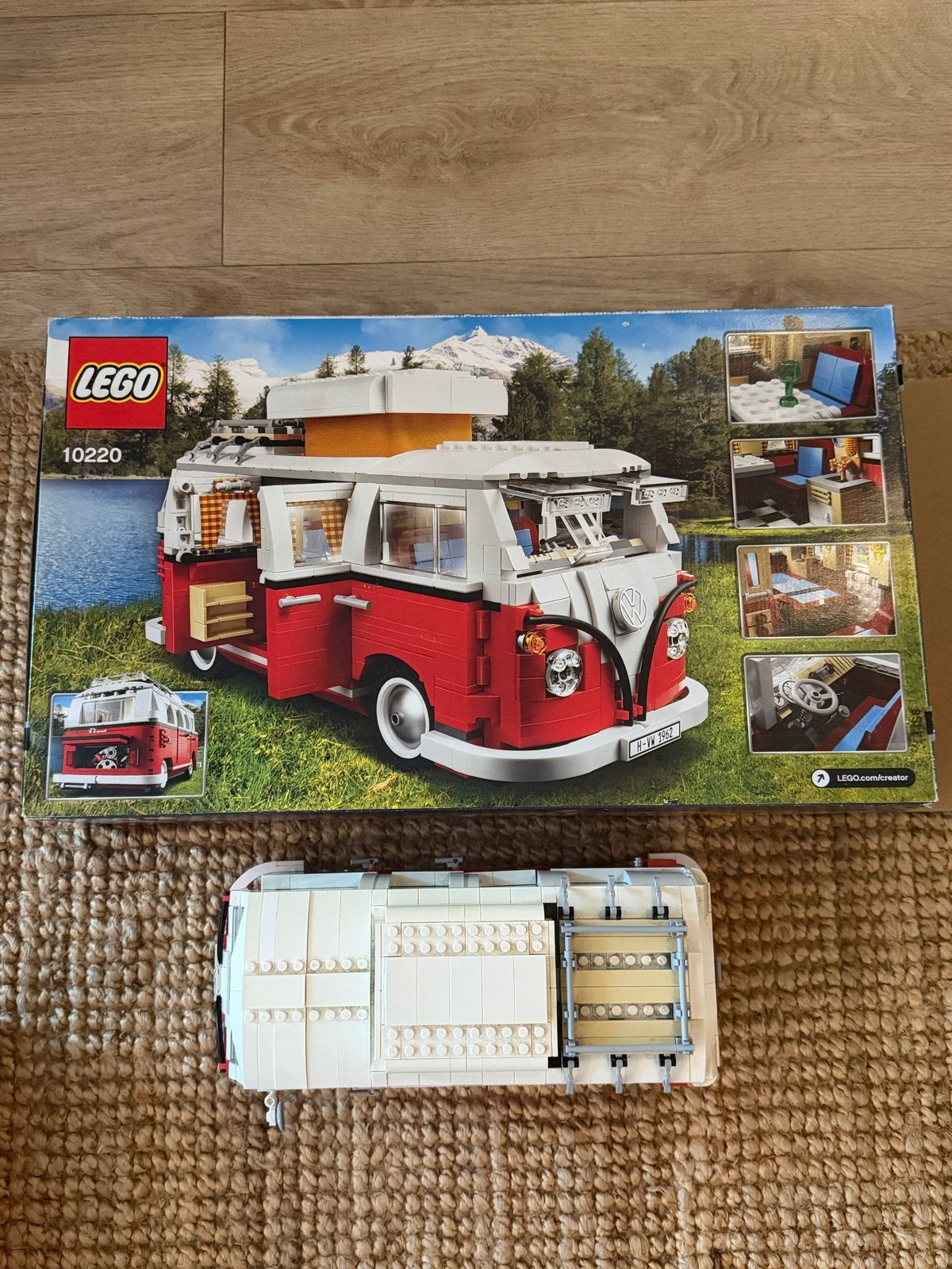 Lego Creator Volkswagen T1 Camper Van (10220), Ophalen, Gebruikt, Lego, Inclusief doos