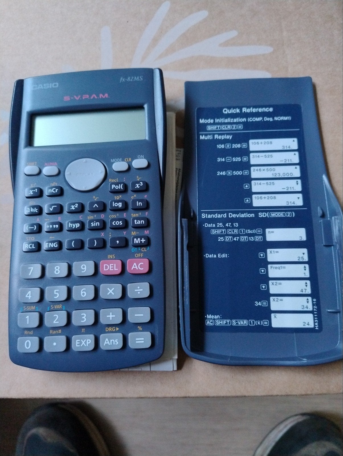 Casio technische calculator, Ophalen of Verzenden, Gebruikt