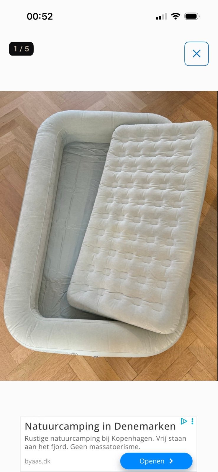 Intex Comfortabel 1-persoons luchtbed 107x168, Ophalen, Zo goed als nieuw, 1-persoons