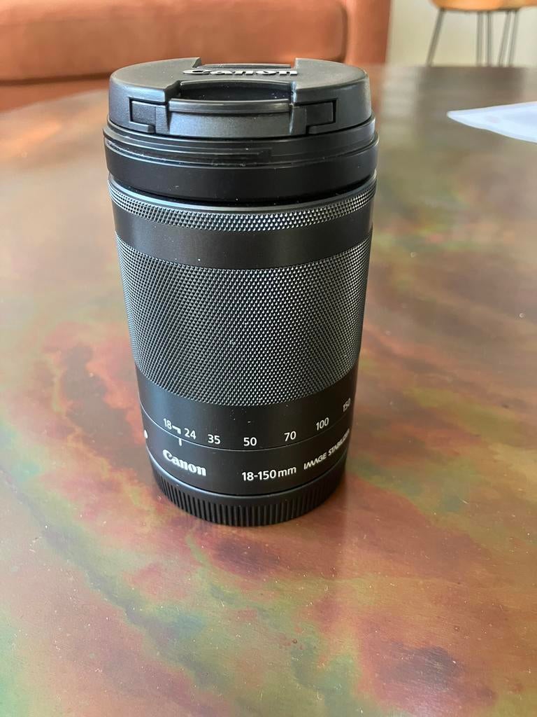 Canon ef-m 18-150 mm telelens eos M-series lens efm zoom, Ophalen of Verzenden, Gebruikt, Telelens, Zoom