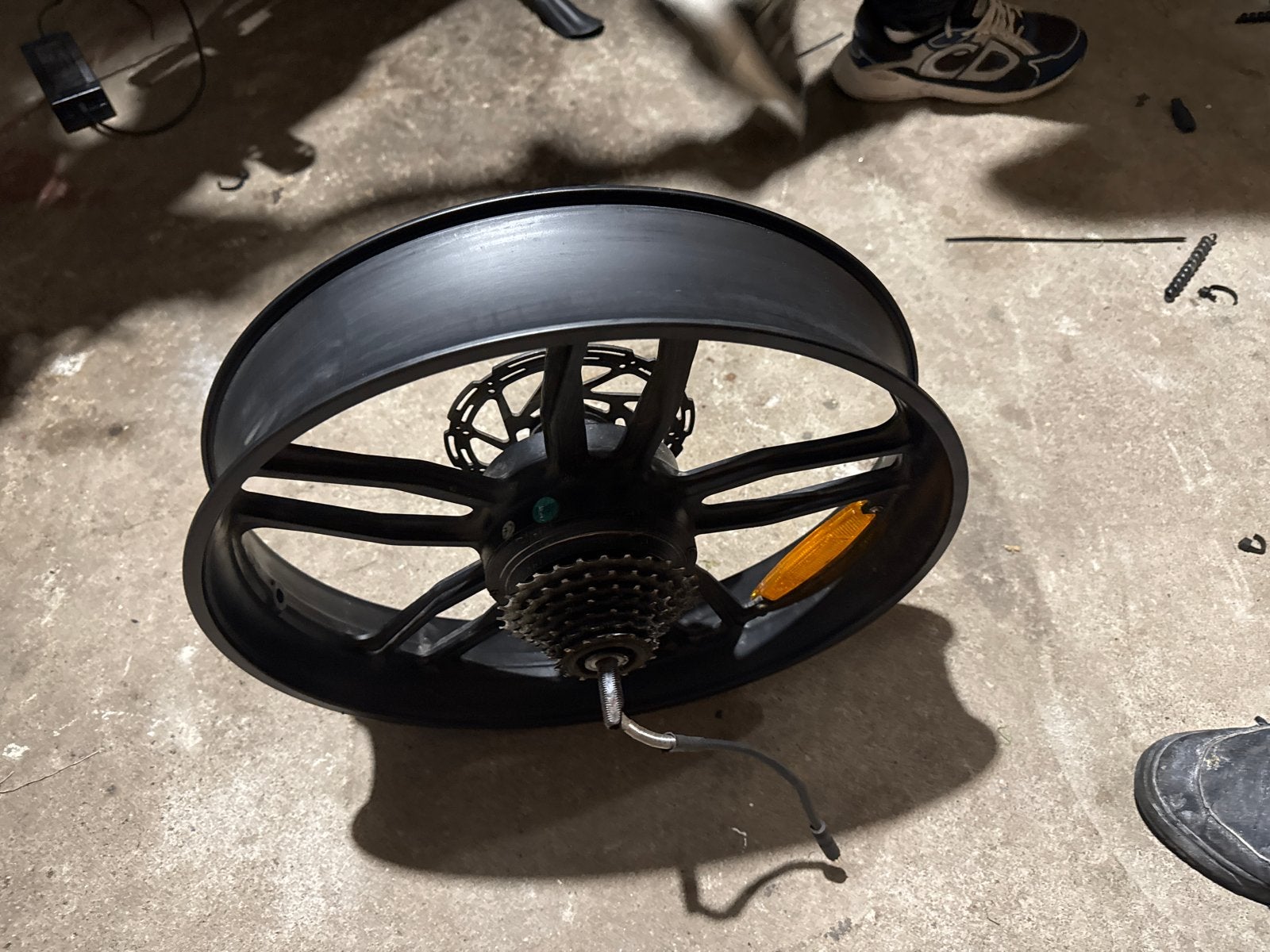 Elektrisch fietswiel met motor voor Fatbike, Wiel, Gebruikt, Ophalen of Verzenden, Fatbike