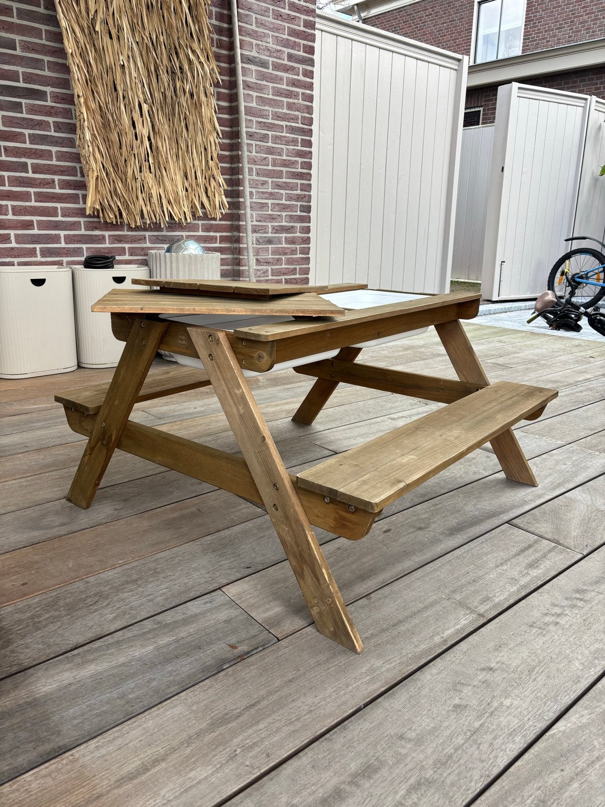 Petit Amélie Picknicktafel met zand/waterbakken, Kinderen en Baby's, Ophalen, Gebruikt, Overige typen