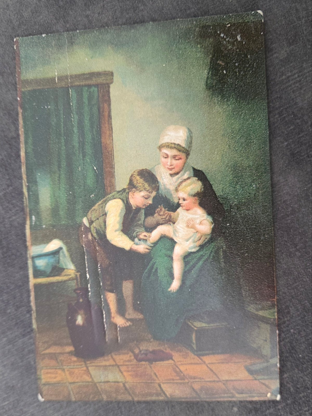 Moeder met kinderen - Bernard Jean Corneille Pothast, Verzenden, Voor 1920, Gelopen, Overige thema's