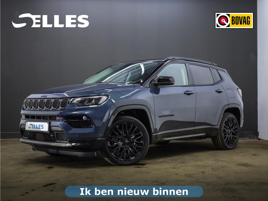 Jeep Compass 4xe 240 Plug-in Hybrid Electric S | Lederen bek, Automaat, 4 cilinders, Blauw, Bedrijf