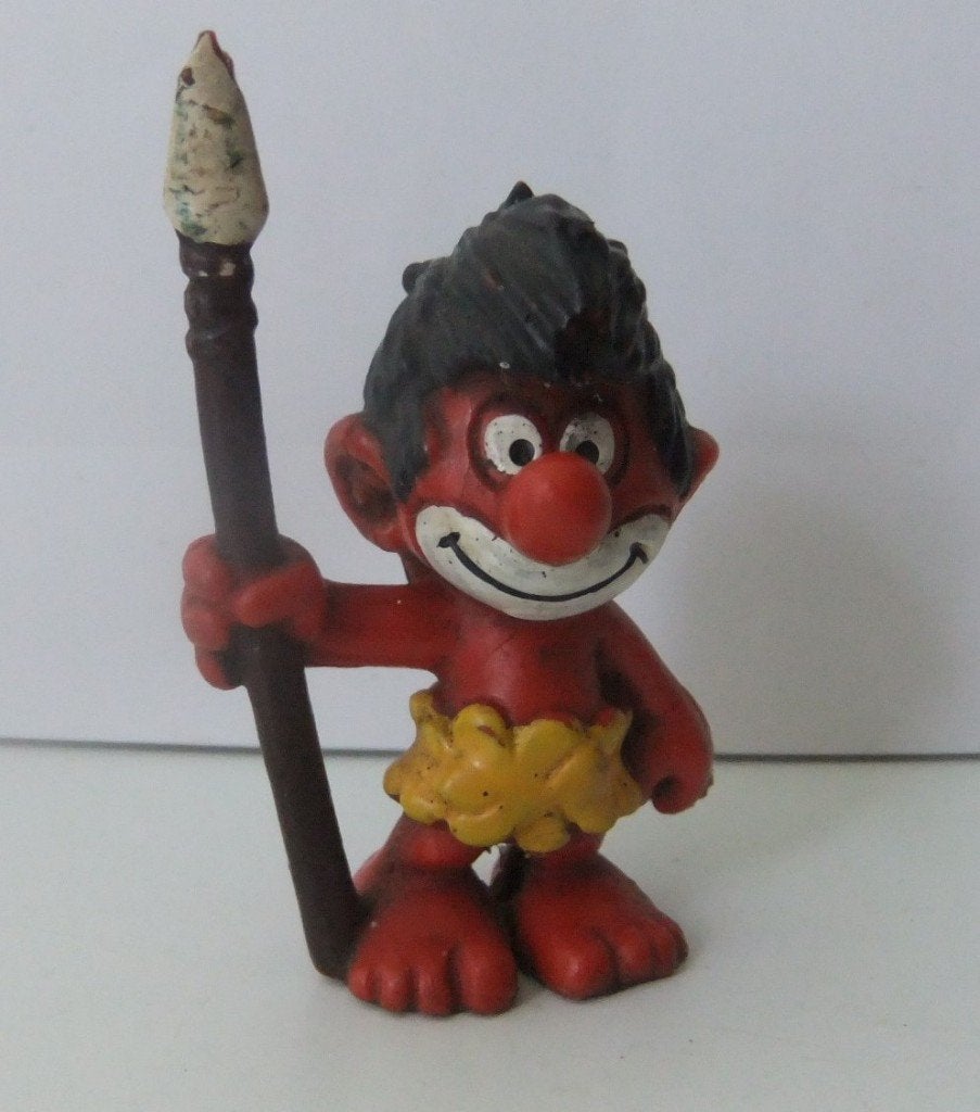 Jungle Smurf / Wilde Smurf / Inboorlingsmurf, Ophalen of Verzenden, Gebruikt, Overige Smurfen, Poppetje, Figuurtje of Knuffel