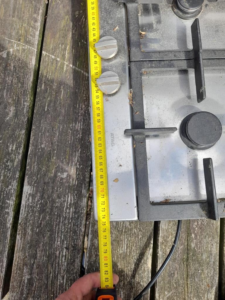 2x Gaskookplaat met wokbrander, Gebruikt, Ophalen of Verzenden, Inbouw, Gas