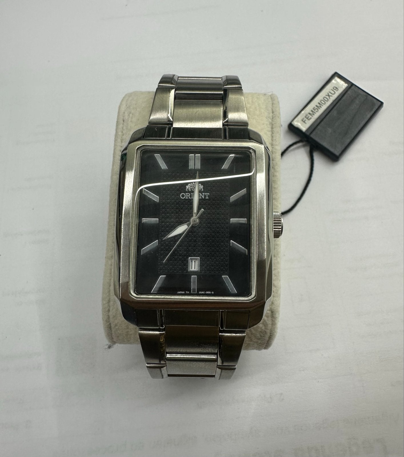 Mooi Orient horloge - Vlek onder glas, batterij nodig, Overige merken, Staal, Polshorloge, Ophalen of Verzenden