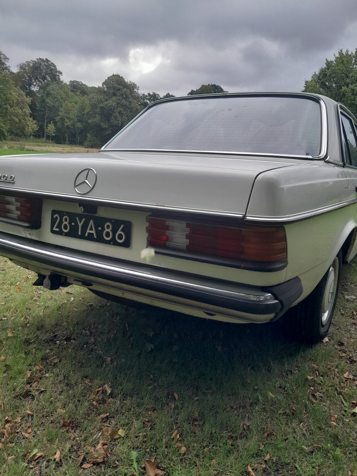 Mercedes-Benz 300D 1977 Wit Diesel automaat zeer netjes, Auto's, Wit, 1200 kg, Diesel, Particulier