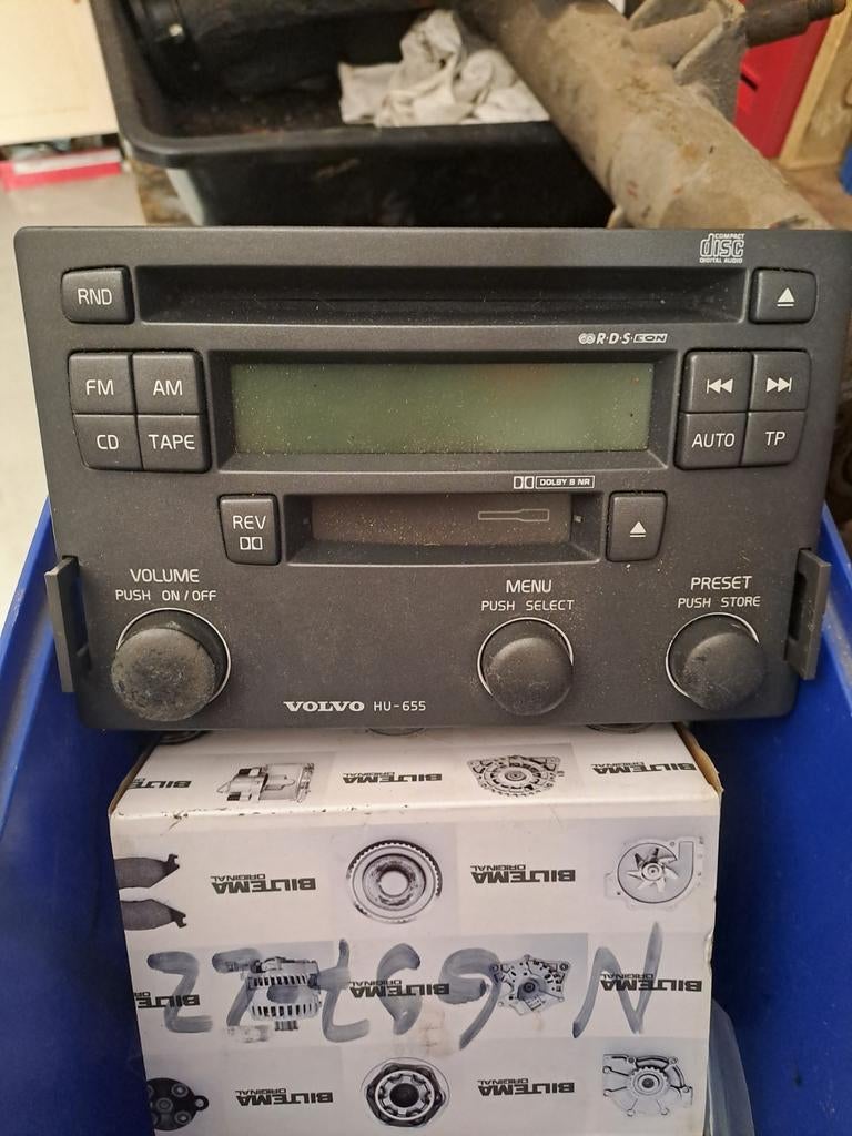 Volvo HU-655 Autoradio CD/Cassette Speler, Ophalen of Verzenden, Gebruikt