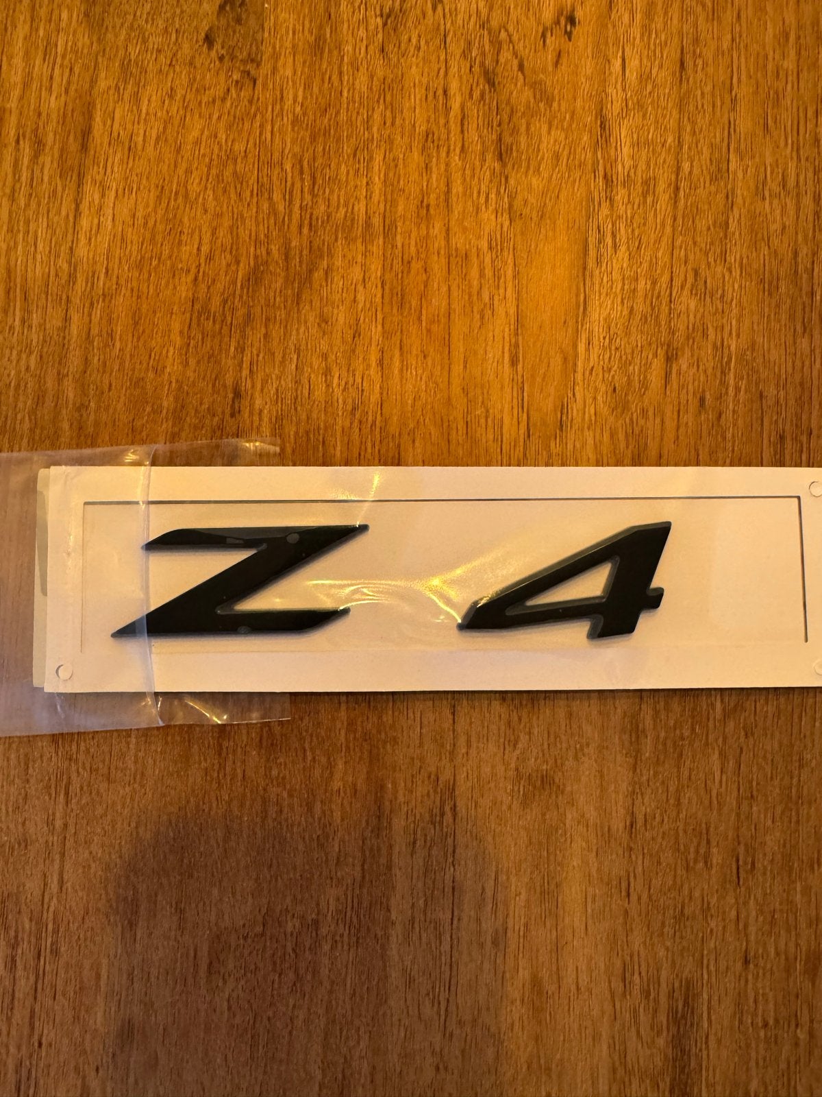Zwarte typeaanduiding BMW Z4 E89 (met plakstrip), Ophalen of Verzenden