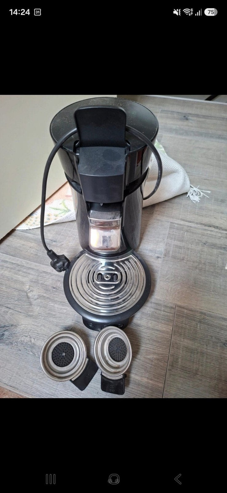 Senseo koffiezetapparaat met 2 padhouders, Witgoed en Apparatuur, Koffiepads en cups, Gebruikt, Koffiemachine, Ophalen of Verzenden