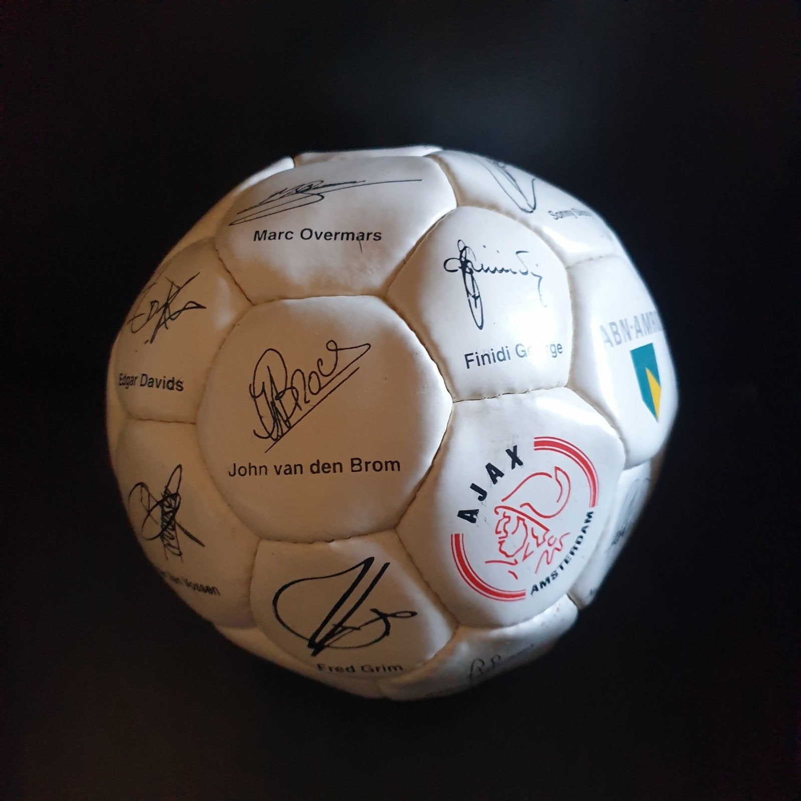 Ajax bal met handtekeningen 1995-1996, Verzamelen, Ophalen of Verzenden, Zo goed als nieuw, Ajax