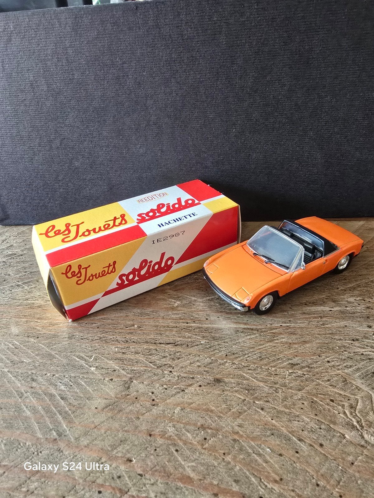 VW-Porsche 914/4 1972 Oranje 1-43 Maxichamps, Ophalen of Verzenden, Auto, Solido