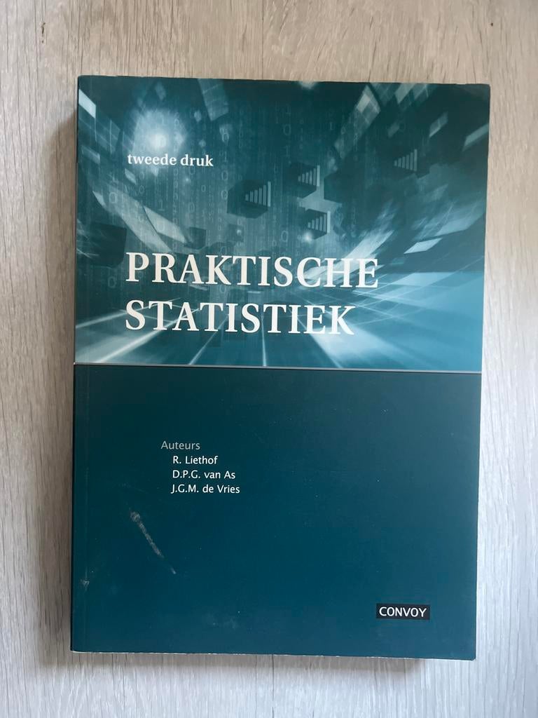 Praktische Statistiek - Tweede Druk, Boeken, Studieboeken en Cursussen, Ophalen of Verzenden, Beta, Gelezen, HBO
