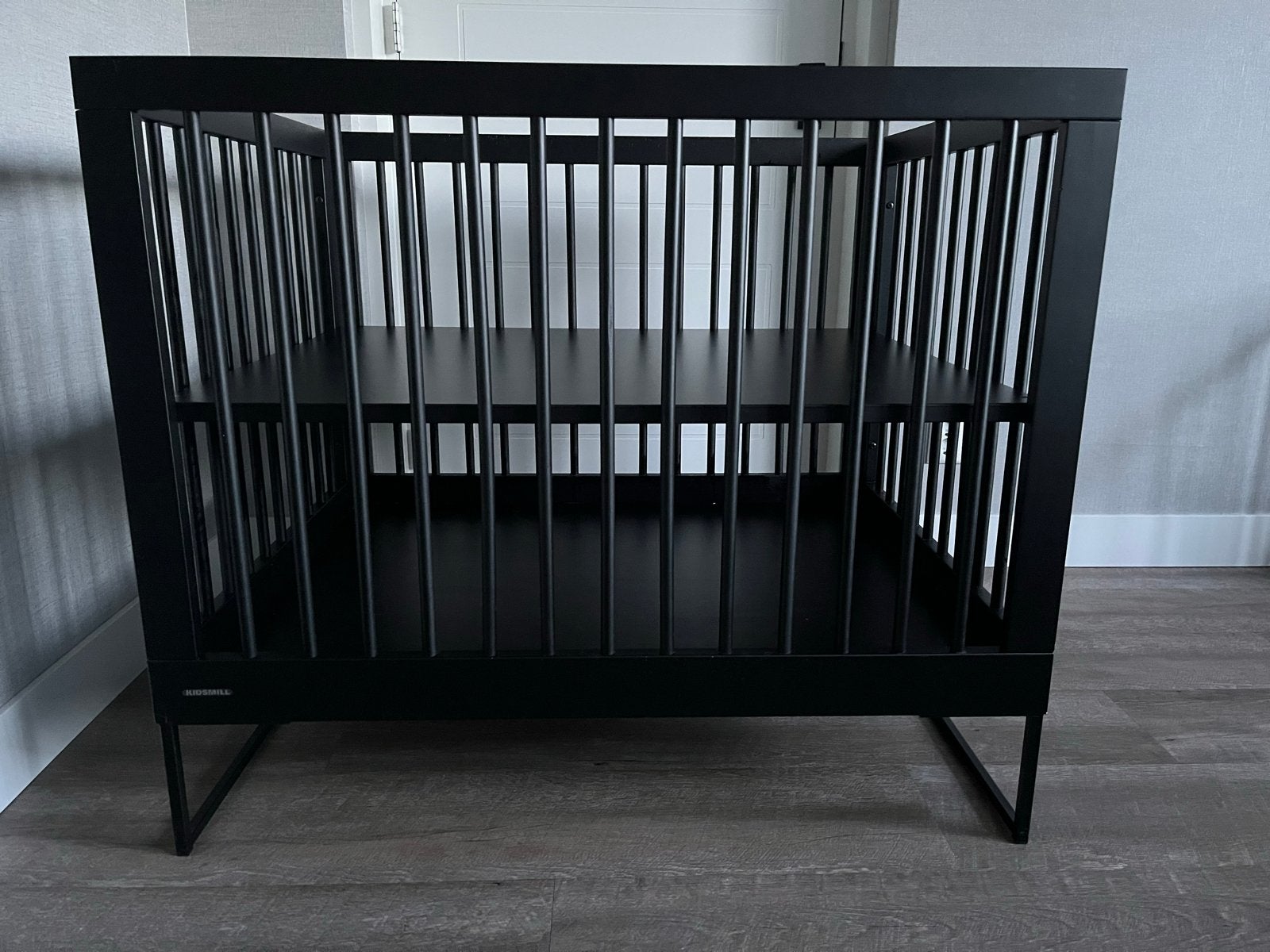 Kidsmill Modular Romp Box Mat Zwart - Stijlvolle Box, Ophalen, Gebruikt, Kidsmill, In hoogte verstelbaar