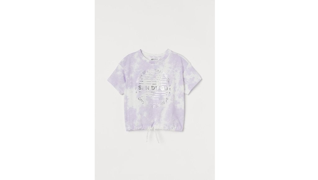 H&M Drawstring Shirt Shirtje Cropped Top, Topje, Mt. 158 164, Kinderen en Baby's, Meisje, H&M, Nieuw, Ophalen of Verzenden