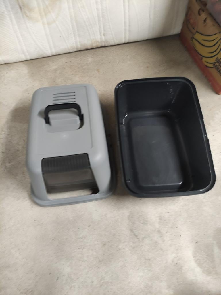 Kattenbak met doos grit, Ophalen of Verzenden, Nieuw, Gesloten