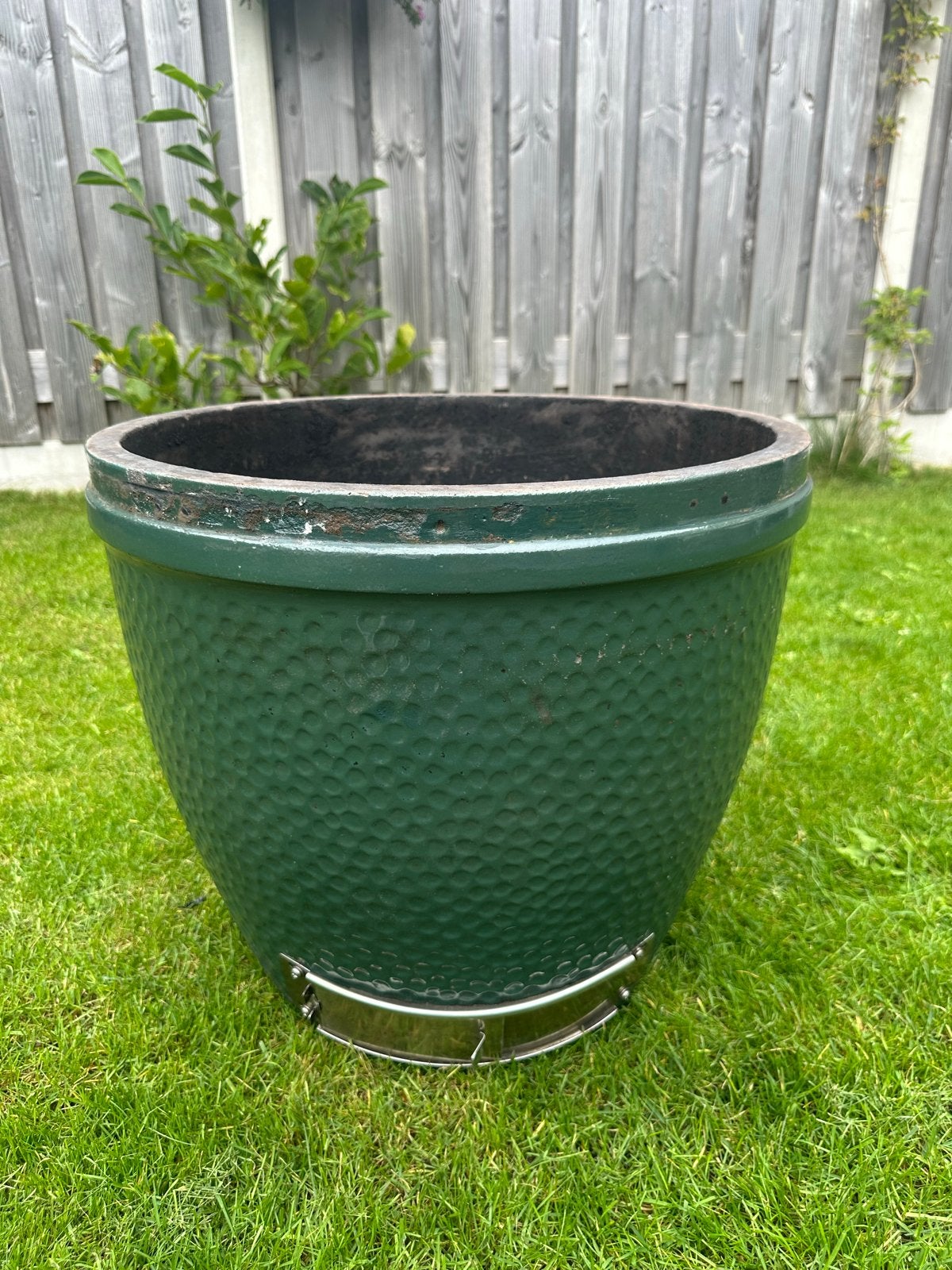 Big Green Egg Base Large, Tuin en Terras, Ophalen, Gebruikt