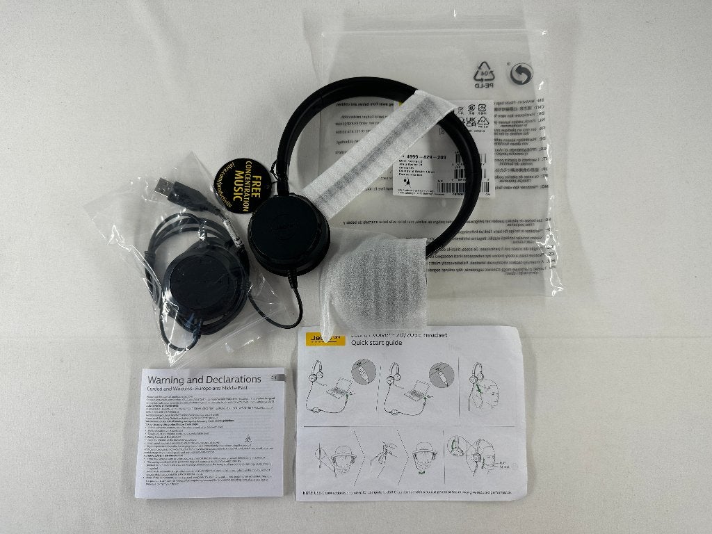 Jabra EVOLVE 20 UC Stereo - Headset NIEUW, Computers en Software, Onbekend, Nieuw, On-ear, Onbekend