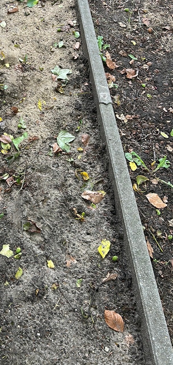 Beton bandjes, Tuin en Terras, Ophalen, Gebruikt, Overige typen, 10 m² of meer
