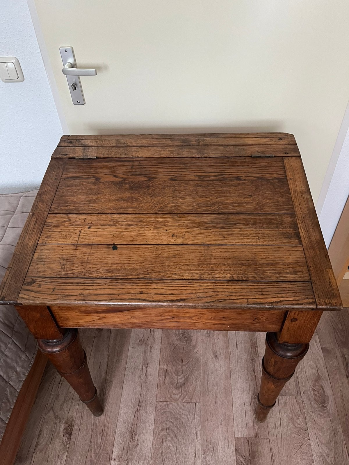 Antieke schrijftafel met klep, Antiek en Kunst, Ophalen