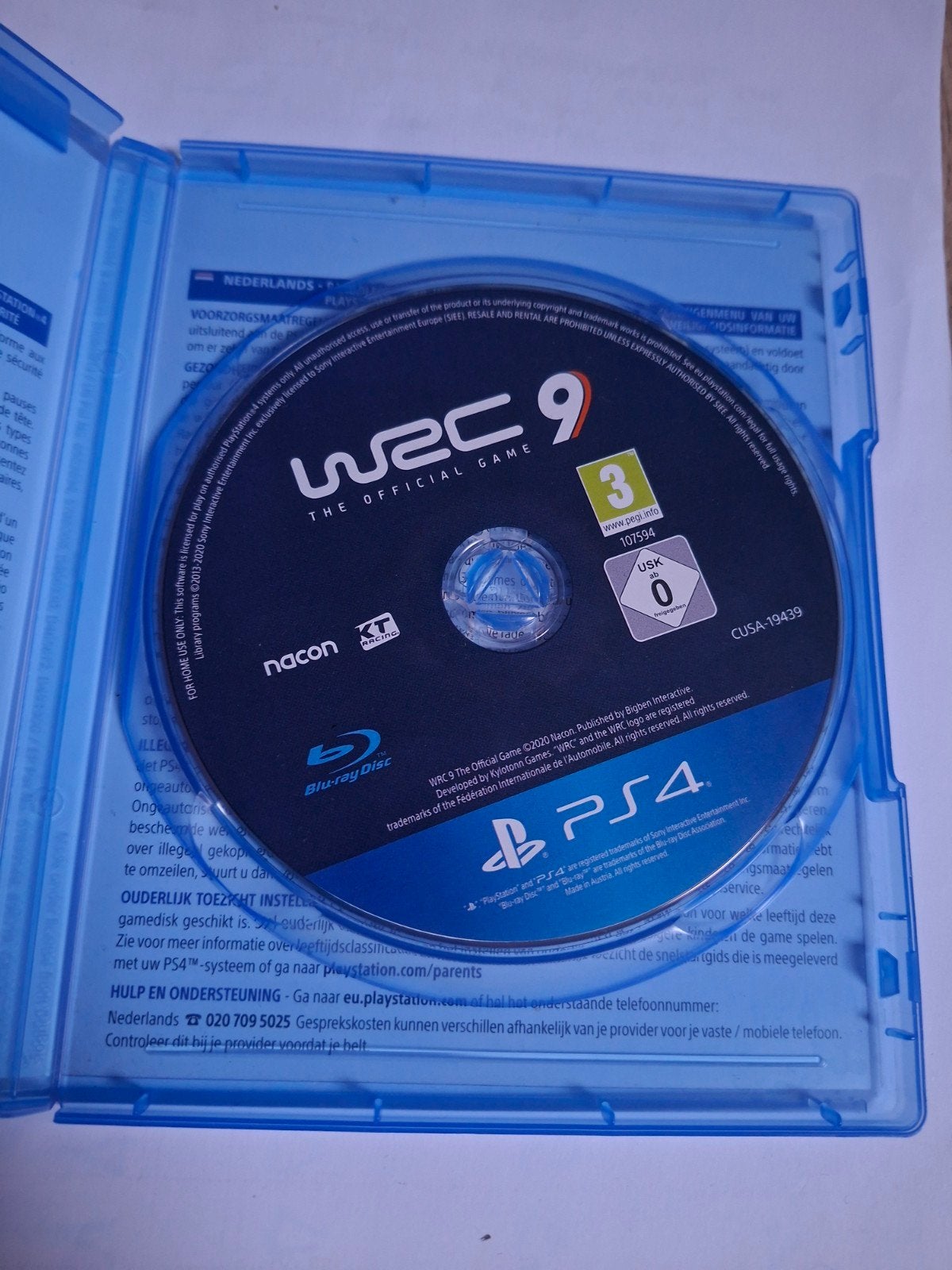 WRC 9 The Official Game PS4 - Rally Race Game, Racen en Vliegen, 2 spelers, Ophalen of Verzenden, Zo goed als nieuw