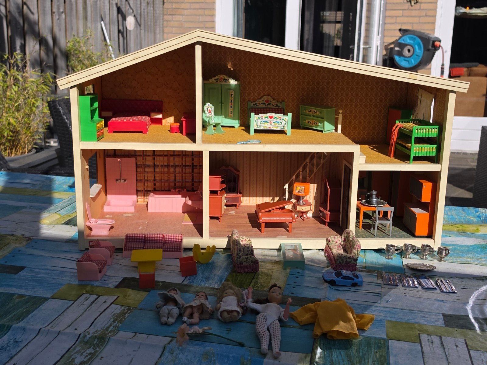 Lundby poppenhuis Vintage, Ophalen of Verzenden, Gebruikt, Poppenhuis