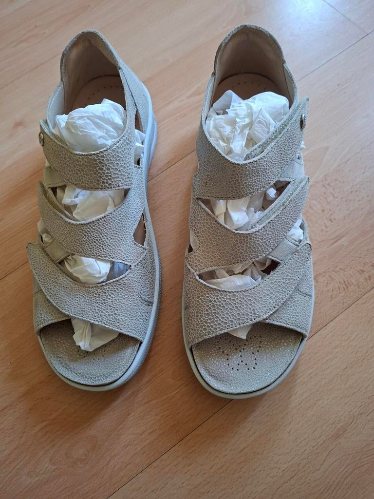 T.K Fidelio kwaliteit sandalen / Maat 40 / Nieuw, Beige, Nieuw, Fidelio, Sandalen of Muiltjes