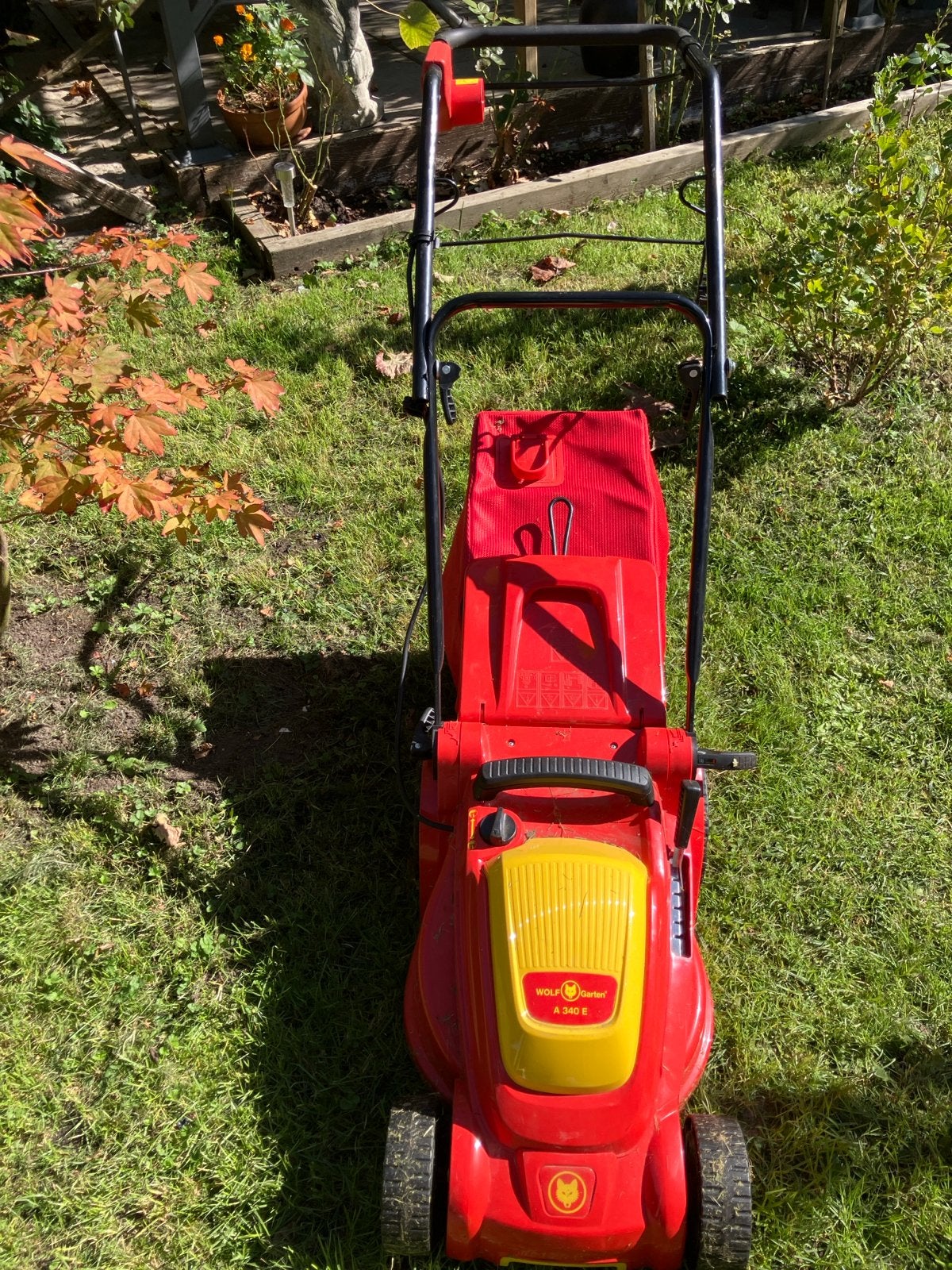 WOLF-Garten A 340 E Elektrische Grasmaaier, Tuin en Terras, Cirkelmaaier, Gebruikt, Elektrische grasmaaier, Ophalen of Verzenden