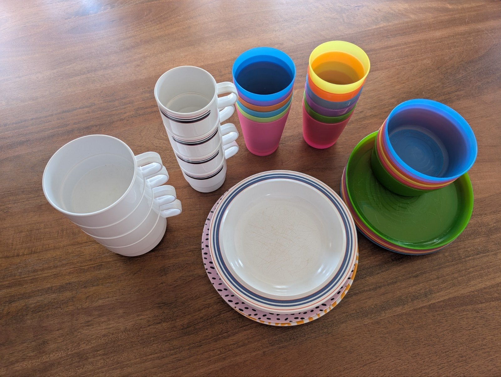 Campingservies/kinderservies, Ophalen, Gebruikt, Geel, Overige typen