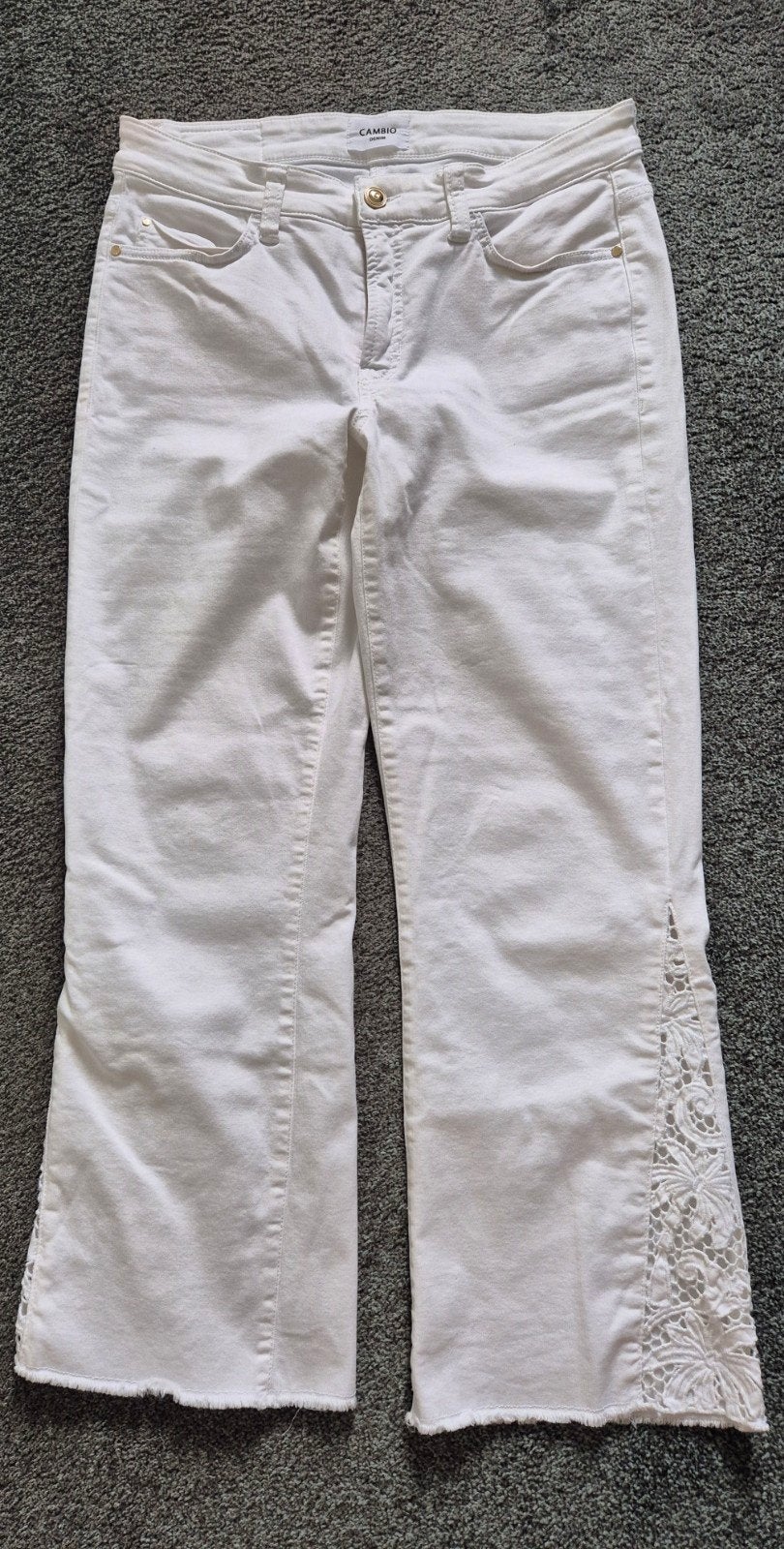 Cambio Paris witte jeans, mt 40, Maat 38/40 (M), Cambio, Verzenden, Wit