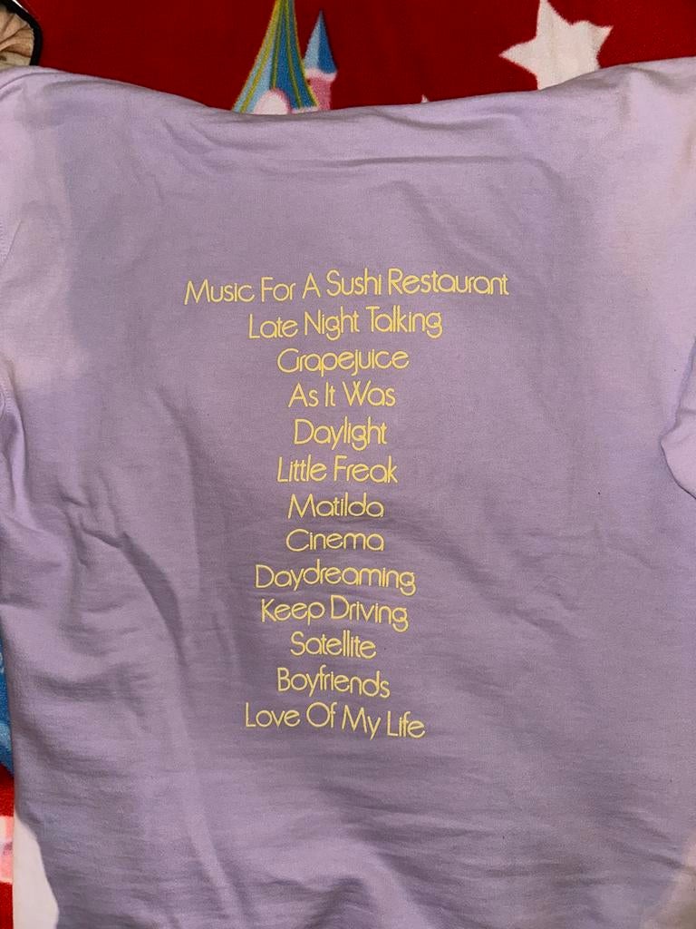 Harry Styles Love On Tour US exclusive lila hoodie, Verzenden, Paars, Maat 42/44 (L), Zo goed als nieuw
