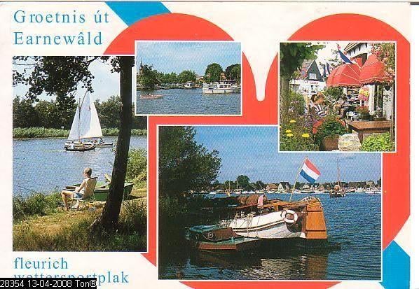 Ansichtkaart	Earnewâld / Eernewoude	Fleurich Wettersportplak, Verzenden, 1960 tot 1980, Gelopen, Friesland